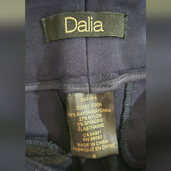 Dalia dark navy thick skinny pants - Picture 2 of 6